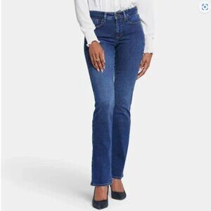 NYDJ Marilyn Straight Leg Blue Jeans, Size 8 with LiftXTuck Technology, Like New